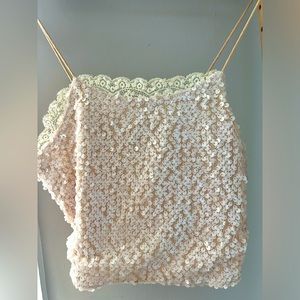 Sequin Crop top